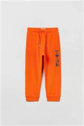OVS ΠΑΙΔΙΚΟ ΒΑΜΒΑΚΕΡΟ ΠΑΝΤΕΛΟΝΙ ΦΟΡΜΑΣ ΜΕ PRINT IDEOGRAMS - 001817621 ΠΟΡΤΟΚΑΛΙ OVS KIDS