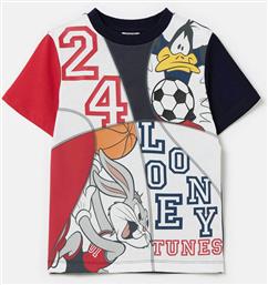 OVS ΠΑΙΔΙΚΟ ΒΑΜΒΑΚΕΡΟ T-SHIRT ΜΕ PRINTS ''BUGS BUNNY AND DAFFY DUCK'' ΚΑΙ LETTERING - 002079627 ΠΟΛΥΧΡΩΜΟ OVS KIDS