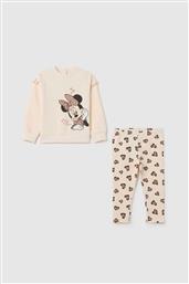 OVS ΣΕΤ ΒΡΕΦΙΚΗ ΜΠΛΟΥΖΑ ΦΟΥΤΕΡ ΜΕ MINNIE MOUSE PRINT ΚΑΙ ΚΟΛΑΝ ΜΕ HEARTS PRINT REGULAR FIT (2 ΤΕΜΑΧΙΑ) - 002456889 ΚΡΕΜ OVS KIDS
