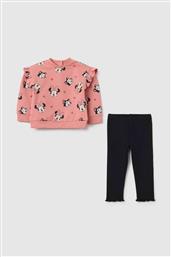 OVS ΣΕΤ ΒΡΕΦΙΚΗ ΜΠΛΟΥΖΑ ΦΟΥΤΕΡ ΜΕ MINNIE MOUSE PRINT ΚΑΙ ΚΟΛΑΝ REGULAR FIT (2 ΤΕΜΑΧΙΑ) - 002456859 ΡΟΖ OVS KIDS