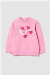 OVS ΒΡΕΦΙΚΗ ΜΠΛΟΥΖΑ ΦΟΥΤΕΡ ΜΕ HEARTS PRINT - 002109550 ΡΟΖ OVS KIDS