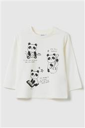 OVS ΒΡΕΦΙΚΗ ΜΠΛΟΥΖΑ ΦΟΥΤΕΡ ΜΕ PRINT REGULAR FIT - 002458583 ΛΕΥΚΟ OVS KIDS