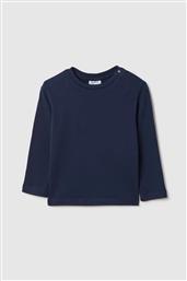 OVS ΒΡΕΦΙΚΗ ΜΠΛΟΥΖΑ ΜΑΚΡΥΜΑΝΙΚΗ ΜΟΝΟΧΡΩΜΗ REGULAR FIT - 002478961 ΜΠΛΕ ΣΚΟΥΡΟ OVS KIDS