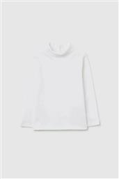 OVS ΒΡΕΦΙΚΗ ΜΑΚΡΥΜΑΝΙΚΗ ΜΠΛΟΥΖΑ ΖΙΒΑΓΚΟ ΜΟΝΟΧΡΩΜΗ REGULAR FIT - 002491651 ΛΕΥΚΟ OVS KIDS