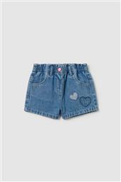 OVS ΒΡΕΦΙΚΟ DENIM ΣΟΡΤΣ ΜΕ HEARTS PRINT COMFORT FIT - 002079167 OVS KIDS