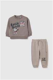 OVS ΒΡΕΦΙΚΟ ΣΕΤ ΜΠΛΟΥΖΑ ΦΟΥΤΕΡ ΜΕ ΠΑΝΤΕΛΟΝΙ ΦΟΡΜΑΣ REGULAR FIT (2 ΤΕΜΑΧΙΑ) - 002458617 ΓΚΡΙ OVS KIDS