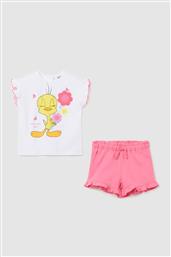 OVS ΒΡΕΦΙΚΟ ΣΕΤ ΜΠΛΟΥΖΑ ΜΕ TWEETY PRINT ΚΑΙ ΣΟΡΤΣ (2 ΤΕΜΑΧΙΑ) - 002364698 ΛΕΥΚΟ OVS KIDS