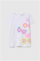 OVS ΒΡΕΦΙΚΟ T-SHIRT ΜΕ DIAMANTES ΚΑΙ SUNGLASSES PRINT - 002199582 ΛΕΥΚΟ OVS KIDS