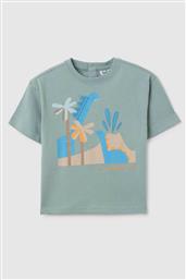 OVS ΒΡΕΦΙΚΟ T-SHIRT ΜΕ PRINT REGULAR FIT - 002415085 ΠΡΑΣΙΝΟ ΜΕΝΤΑΣ OVS KIDS