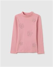 MOCK NECK 1COL GLITTER OVS