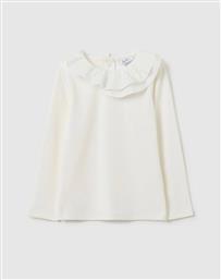 RIB TSH W/WOVEN COLLAR OVS