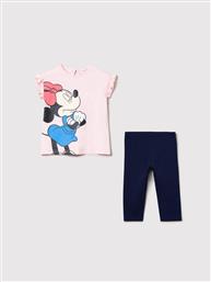 ΣΕΤ T-SHIRT ΚΑΙ ΚΟΛΑΝ DISNEY 1487486 ΡΟΖ REGULAR FIT OVS