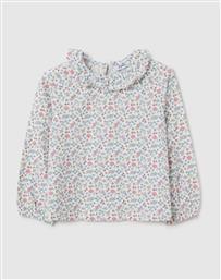 T-SHIRT L/S AOP W/RUFFLE OVS
