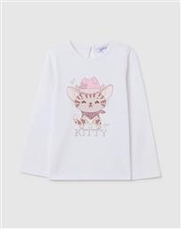 T-SHIRT L/S W/KITTY OVS