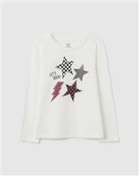 TSH LS PRINT4-5COL STRASS OVS
