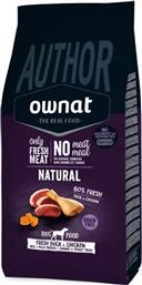 ΤΡΟΦΗ ΣΚΥΛΟΥ AUTHOR ADULT ΜΕ ΦΡΕΣΚΙΑ ΠΑΠΙΑ - ΚΟΤΟΠΟΥΛΟ (10KG) OWNAT
