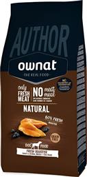 ΤΡΟΦΗ ΣΚΥΛΟΥ AUTHOR DOG ADULT ΜΕ ΦΡΕΣΚΟ ΚΟΚΟΡΑ (10KG) OWNAT