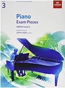 ABRSM - PIANO EXAM PIECES 2019 & 2020 SYLLABUS, GRADE 3 OXFORD