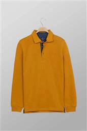 ΑΝΔΡΙΚΗ ΜΠΛΟΥΖΑ ΠΟΛΟ ΜΟΝΟΧΡΩΜΗ ΜΕ ΚΕΝΤΗΜΕΝΟ ΛΟΓΟΤΥΠΟ REGULAR FIT - P213-PY50.09 ΜΟΥΣΤΑΡΔΙ OXFORD COMPANY