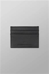 ΑΝΔΡΙΚΗ ΔΕΡΜΑΤΙΝΗ ΘΗΚΗ ΓΙΑ ΚΑΡΤΕΣ ΜΕ ΑΝΑΓΛΥΦΟ ΛΟΓΟΤΥΠΟ - M-193.01 ΜΑΥΡΟ OXFORD COMPANY