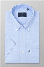 ΑΝΔΡΙΚΟ ΚΟΝΤΟΜΑΝΙΚΟ ΠΟΥΚΑΜΙΣΟ BUTTON DOWN REGULAR FIT - F110-BL30.03 ΣΙΕΛ OXFORD COMPANY