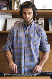 ΑΝΔΡΙΚΟ ΠΟΥΚΑΜΙΣΟ BUTTON DOWN ΜΕ ΚΑΡΟ ΣΧΕΔΙΟ REGULAR FIT ''SPORT'' - F132-BY10.01 ΜΠΛΕ ΑΝΟΙΧΤΟ OXFORD COMPANY