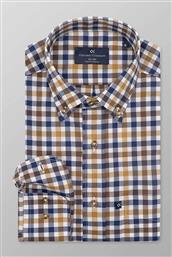 ΑΝΔΡΙΚΟ ΠΟΥΚΑΜΙΣΟ BUTTON DOWN ΜΕ ΚΑΡΟ ΣΧΕΔΙΟ REGULAR FIT ''SPORT'' - S130-BY10.01 ΜΠΛΕ ΣΚΟΥΡΟ OXFORD COMPANY