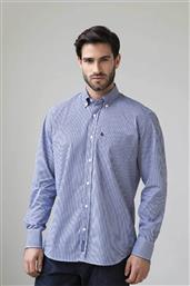 ΑΝΔΡΙΚΟ ΠΟΥΚΑΜΙΣΟ BUTTON DOWN ΜΕ ΨΙΛΟ ΚΑΡΟ ΣΧΕΔΙΟ REGULAR FIT ''SPORT'' - M132-BY10.02 ΜΠΛΕ OXFORD COMPANY