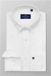 ΑΝΔΡΙΚΟ ΠΟΥΚΑΜΙΣΟ BUTTON DOWN REGULAR FIT - S113-BM10.01B ΛΕΥΚΟ OXFORD COMPANY