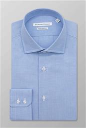 ΑΝΔΡΙΚΟ ΠΟΥΚΑΜΙΣΟ CLUB ΜΟΝΟΧΡΩΜΟ SLIM FIT ''CLASSIC'' - W113NRJ21.01A ΜΠΛΕ ΑΝΟΙΧΤΟ OXFORD COMPANY