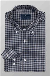 ΑΝΔΡΙΚΟ ΠΟΥΚΑΜΙΣΟ ΜΕ ΚΑΡΟ ΣΧΕΔΙΟ ΚΑΙ BUTTON DOWN REGULAR FIT - S131-BW11.02 ΜΠΛΕ ΣΚΟΥΡΟ OXFORD COMPANY