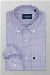 ΑΝΔΡΙΚΟ ΠΟΥΚΑΜΙΣΟ ΜΕ ΚΑΡΟ ΣΧΕΔΙΟ ΚΑΙ BUTTON DOWN REGULAR FIT - T230-BW11.01 ΜΠΛΕ ΑΝΟΙΧΤΟ OXFORD COMPANY