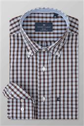 ΑΝΔΡΙΚΟ ΠΟΥΚΑΜΙΣΟ ΜΕ ΚΑΡΟ ΣΧΕΔΙΟ REGULAR FIT ''SPORT'' - M134-BY10.01 ΚΑΦΕ OXFORD COMPANY