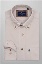 ΑΝΔΡΙΚΟ ΠΟΥΚΑΜΙΣΟ ΜΟΝΟΧΡΩΜΟ ΚΑΙ BUTTON DOWN REGULAR FIT - K211-BW10.01 ΜΠΕΖ OXFORD COMPANY