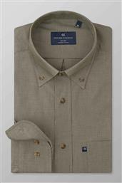 ΑΝΔΡΙΚΟ ΠΟΥΚΑΜΙΣΟ ΜΟΝΟΧΡΩΜΟ REGULAR FIT ''SPORT'' - J112-BY10.03 ΛΑΔΙ OXFORD COMPANY