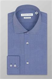 ΑΝΔΡΙΚΟ ΠΟΥΚΑΜΙΣΟ POPLIN ΜΕ ΜΙΚΡΟΣΧΕΔΙΟ SLIM FIT ''CLUB'' - M741NRW21.01 ΜΠΛΕ OXFORD COMPANY