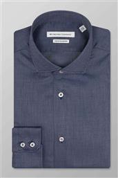 ΑΝΔΡΙΚΟ ΠΟΥΚΑΜΙΣΟ POPLIN ΜΕ ΜΙΚΡΟΣΧΕΔΙΟ SLIM FIT ''ROXY'' - M540NRU21.01 ΣΚΟΥΡΟ ΜΠΛΕ OXFORD COMPANY