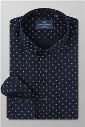 ΑΝΔΡΙΚΟ ΠΟΥΚΑΜΙΣΟ ROMEO ΜΕ ALL-OVER PRINT SLIM FIT ''SPORT'' - M141-RY21.01 ΜΠΛΕ ΣΚΟΥΡΟ OXFORD COMPANY