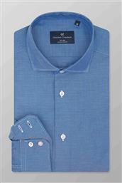 ΑΝΔΡΙΚΟ ΠΟΥΚΑΜΙΣΟ ROMEO ΜΕ ΜΙΚΡΟΣΧΕΔΙΟ SLIM FIT ''SPORT'' - Z240-RY21.01 ΜΠΛΕ OXFORD COMPANY