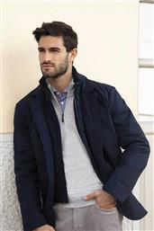 ΑΝΔΡΙΚΟ ΣΑΚΑΚΙ ΜΕ ΑΠΟΣΠΩΜΕΝΟ ΕΣΩΤΕΡΙΚΟ REGULAR FIT - JAC62-200.01 ΜΠΛΕ ΣΚΟΥΡΟ OXFORD COMPANY