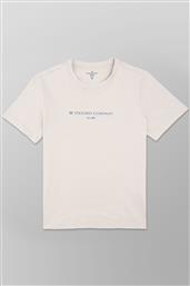 ΑΝΔΡΙΚΟ T-SHIRT ΜΟΝΟΧΡΩΜΟ REGULAR FIT - K403-MX20.02 ΜΠΕΖ OXFORD COMPANY