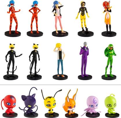 ΦΙΓΟΥΡΕΣ MIRACULOUS PENCIL TOPPERS - 3 ΤΕΜ PMI