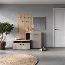 ΕΠΙΠΛΟ ΕΙΣΟΔΟΥ EBRO PAKOWORLD ΣΕ OAK-CAPPUCCINO ΑΠΟΧΡΩΣΗ 150.3X41.2X204.7ΕΚ - - 192-000049 PAKO WORLD