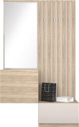 ΕΠΙΠΛΟ ΕΙΣΟΔΟΥ HALESY PAKOWORLD SONOMA-ΛΕΥΚΟ 67X35.5X179.3ΕΚ - - 192-000054 PAKO WORLD