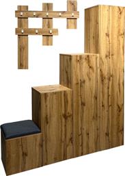 ΕΠΙΠΛΟ ΕΙΣΟΔΟΥ NENICH PAKOWORLD ΣΕ SONOMA ΑΠΟΧΡΩΣΗ 150X37X180ΕΚ - - 049-000105 PAKO WORLD