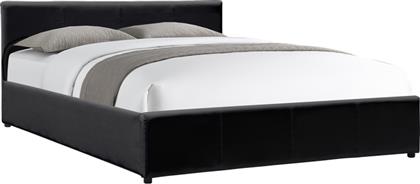 ΚΡΕΒΑΤΙ DELLIA PAKOWORLD ΜΕ ΑΠΟΘΗΚΕΥΤΙΚΟ ΧΩΡΟ PU ΜΑΥΡΟ 150X200ΕΚ - - 388-000003 PAKO WORLD