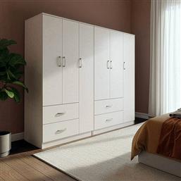 ΝΤΟΥΛΑΠΑ ΕΞΑΦΥΛΛΗ LEGO PAKOWORLD ΛΕΥΚΗ 180X42X180ΕΚ - - 383-000183 PAKO WORLD