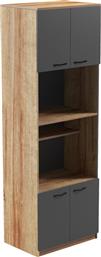 ΝΤΟΥΛΑΠΑ ΚΟΥΖΙΝΑΣ ROWAN PAKOWORLD ΣΕ OAK-ΑΝΘΡΑΚΙ ΑΠΟΧΡΩΣΗ 60X42X182ΕΚ - - 230-000136 PAKO WORLD