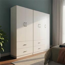 ΝΤΟΥΛΑΠΑ ΠΕΝΤΑΦΥΛΛΗ LEGO PAKOWORLD ΛΕΥΚΗ 170X42X180ΕΚ - - 383-000186 PAKO WORLD