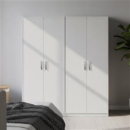 ΝΤΟΥΛΑΠΑ ΤΕΤΡΑΦΥΛΛΗ LEGO Ι PAKOWORLD ΛΕΥΚΗ 160X42X180ΕΚ - - 383-000188 PAKO WORLD